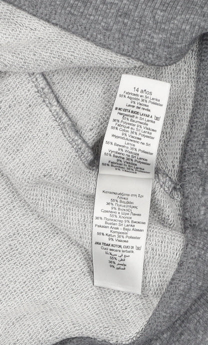 Next Teen Grey Pullover Sweatshirt, Size 14, Casual Comfort