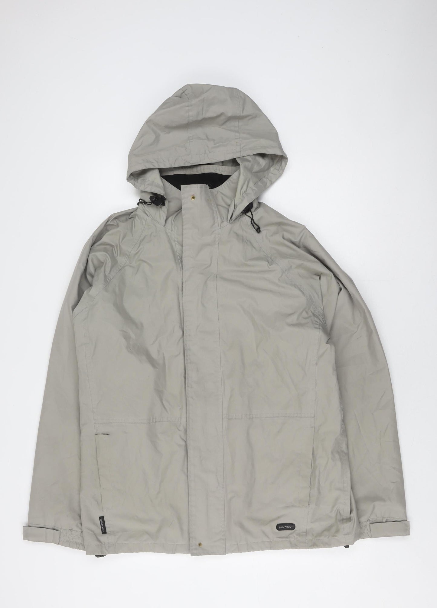 Mens UK Size S Peter Storm Grey Rain Coat