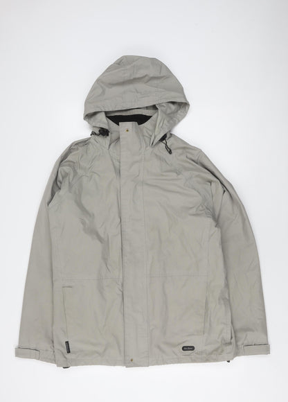 Mens UK Size S Peter Storm Grey Rain Coat