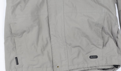 Mens UK Size S Peter Storm Grey Rain Coat