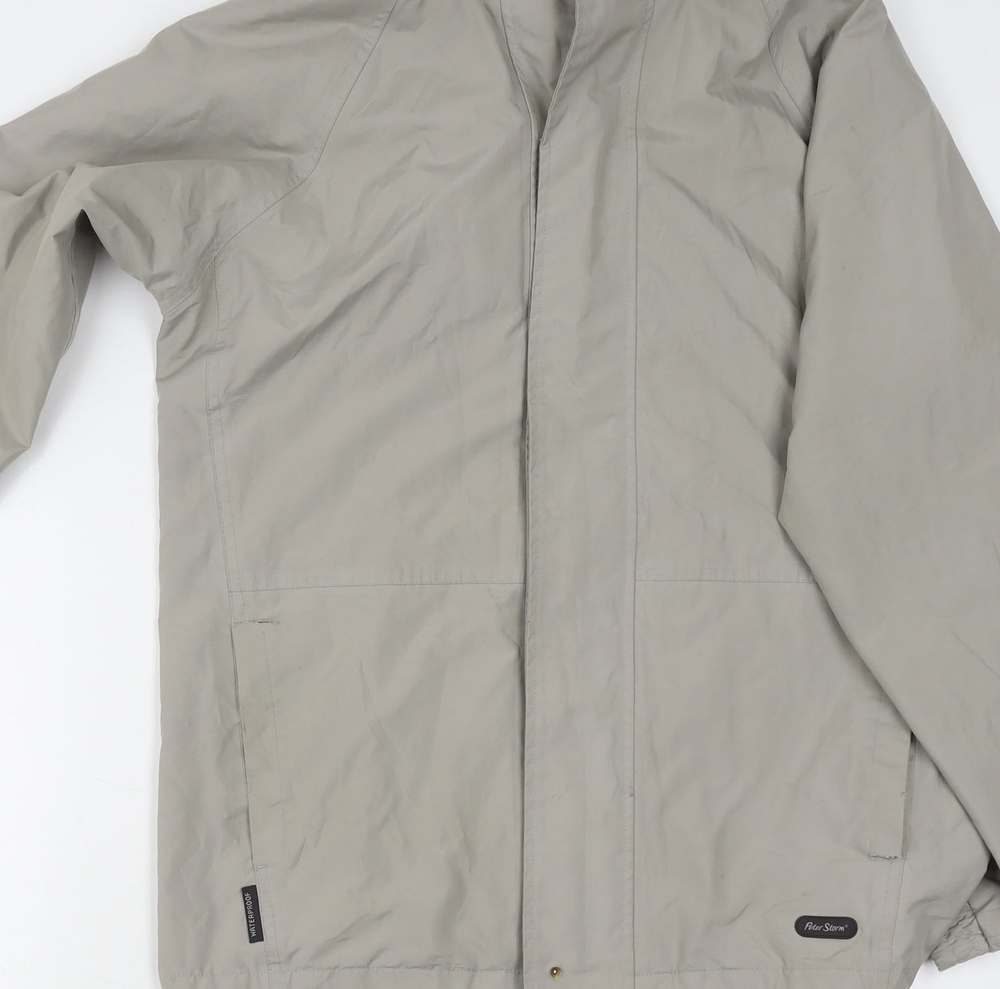 Mens UK Size S Peter Storm Grey Rain Coat