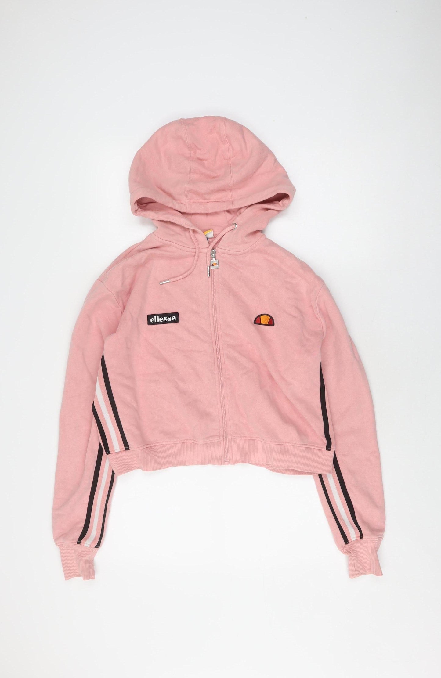 Ellesse Women's Pink Full Zip Hoodie Size 10