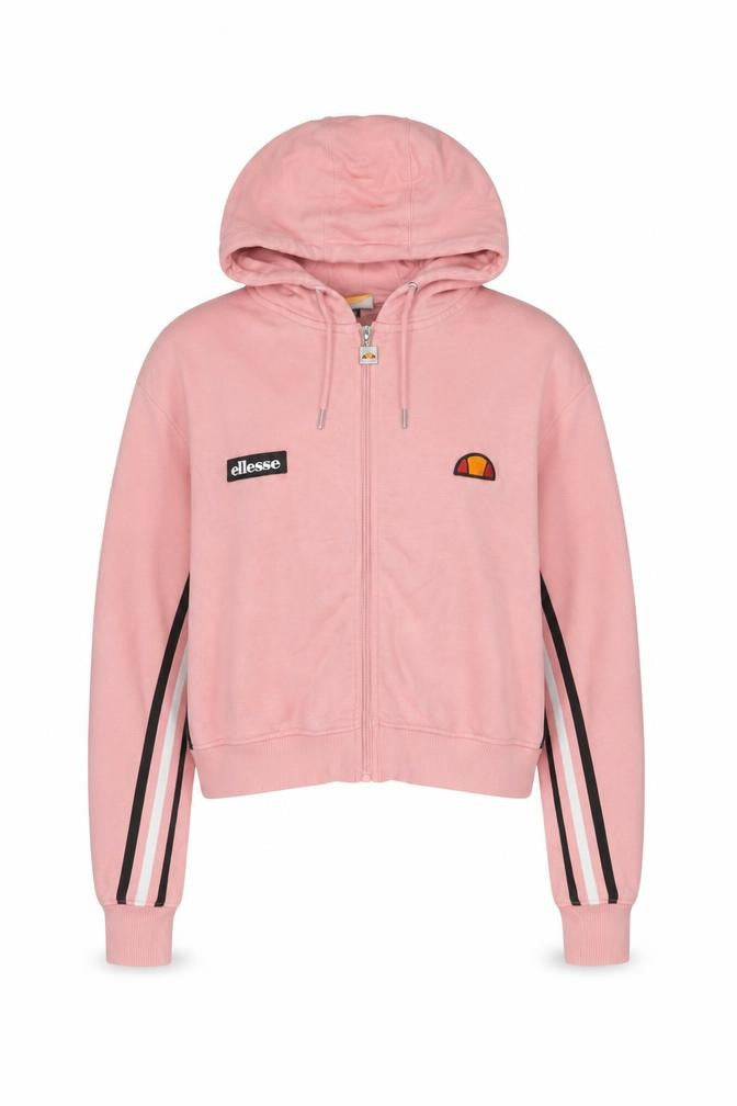Womens UK Size 10 ellesse Pink Full Zip Hoodie