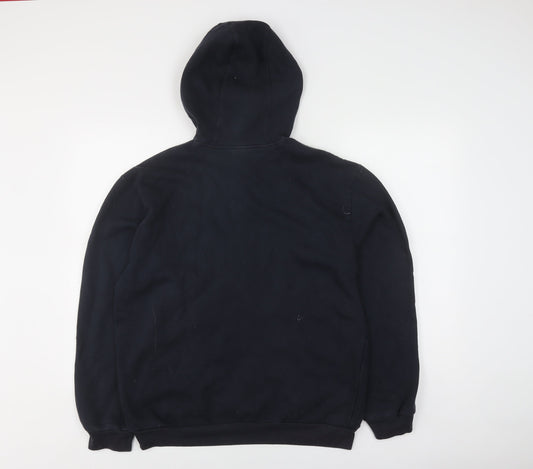 Adidas Men's Black Pullover Hoodie in Large