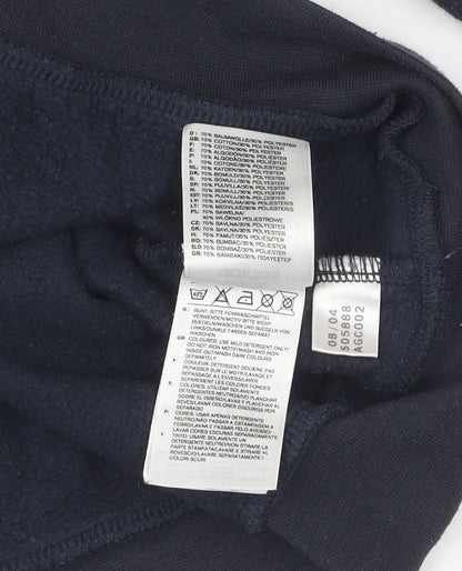 Adidas Men's Black Pullover Hoodie in Large