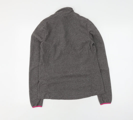 Decathlon Women's Grey 1/2 Zip Pullover Sweatshirt XS