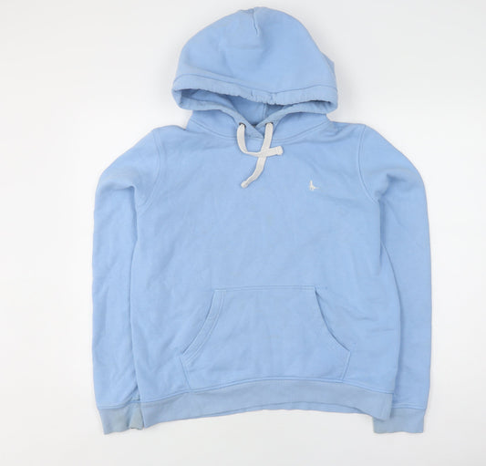 Womens UK Size 12 Jack Wills Blue Pullover Hoodie