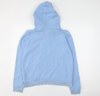 Womens UK Size 12 Jack Wills Blue Pullover Hoodie