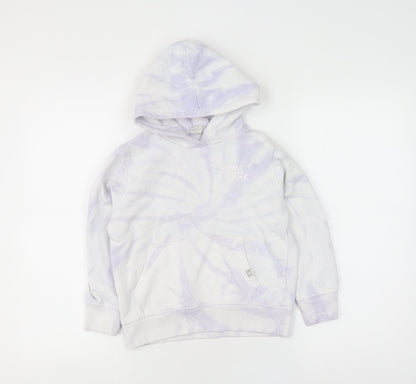 Saltrock Girls White Tie-Dye Pullover Hoodie Size 7