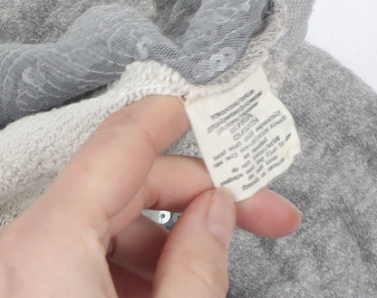 Womens UK Size M Silence + Noise Grey Pullover Jumper