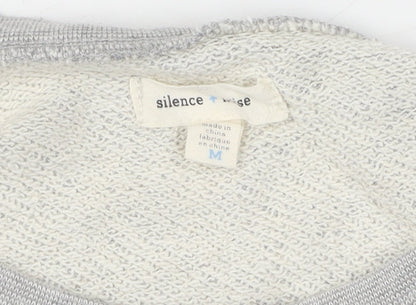 Womens UK Size M Silence + Noise Grey Pullover Jumper