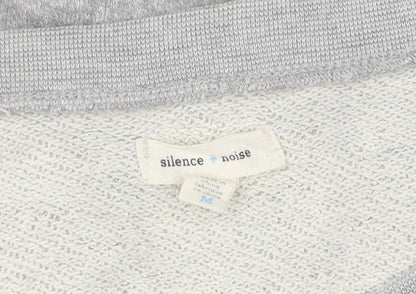 Womens UK Size M Silence + Noise Grey Pullover Jumper