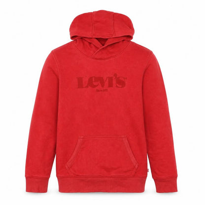 Levi's Red Pullover Hoodie Boys 164 with Logo