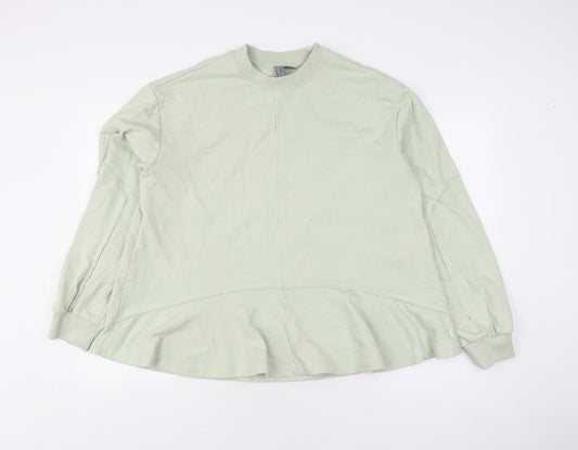 Womens UK Size 14 Sweaty Betty Green Pullover Jumper