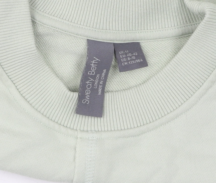 Womens UK Size 14 Sweaty Betty Green Pullover Jumper
