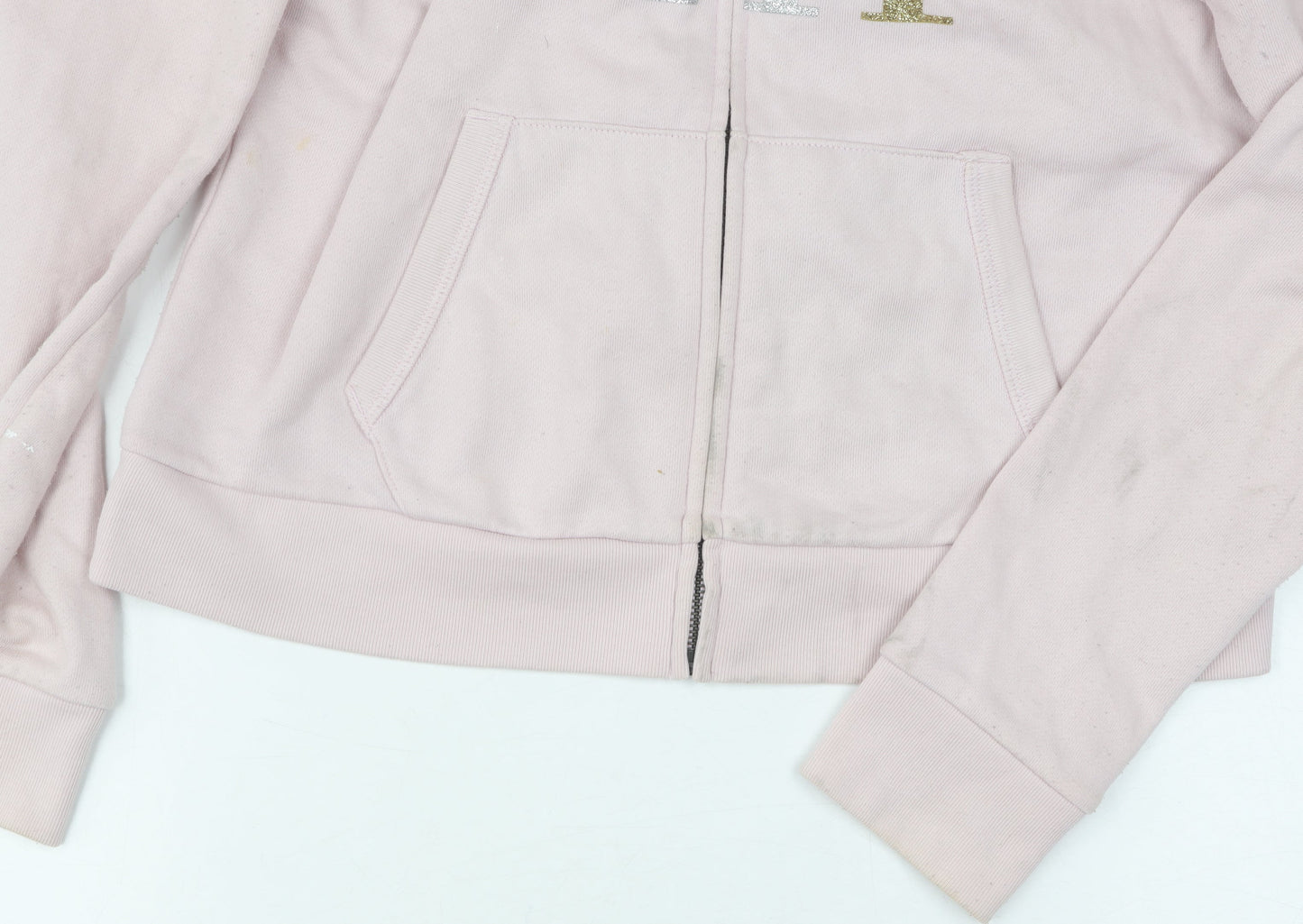 Gap Women's Pink Full Zip Hoodie, Size S, Casual Comfort