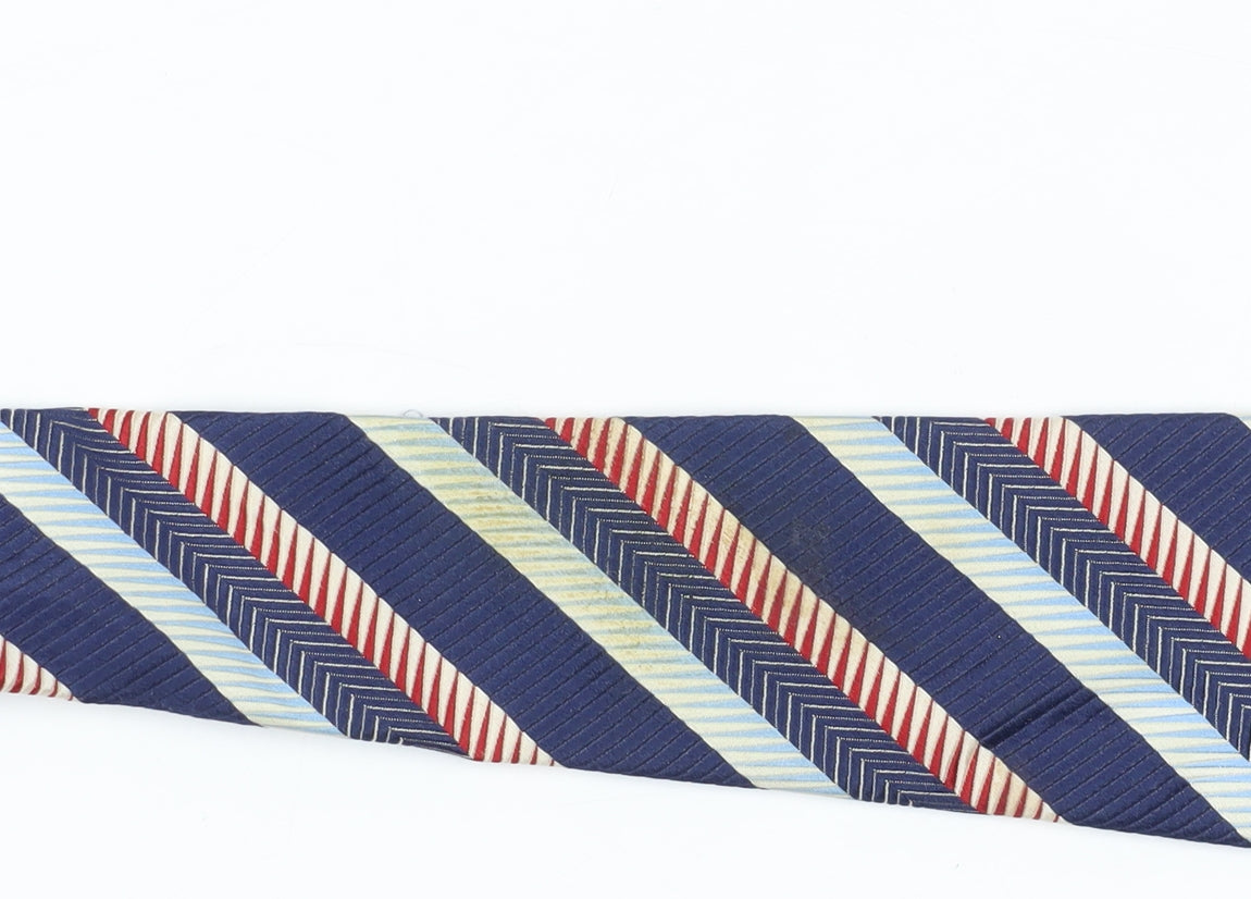 Austin Reed Men's Blue Striped Silk Tie One Size