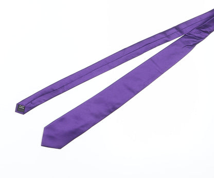 Jeff Banks Men's Purple Striped Silk Tie