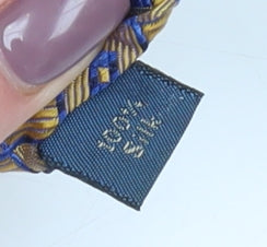 Thomas Nash Men's Bronze Geometric Silk Tie