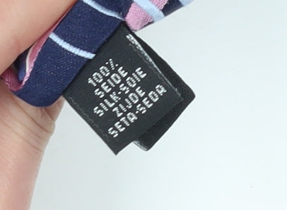 Ted Baker Men's Blue Plaid Silk Tie, One Size