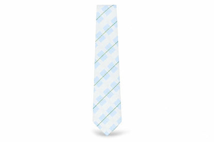 Mens Thomas Nash Blue Plaids & Checks 100  Tie