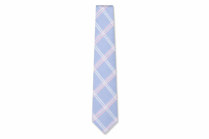 Mens Thomas Nash Blue Plaids & Checks 100% Polyester  Tie