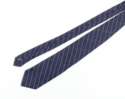 Pierre Cardin Blue Striped Designer Silk Men's Tie