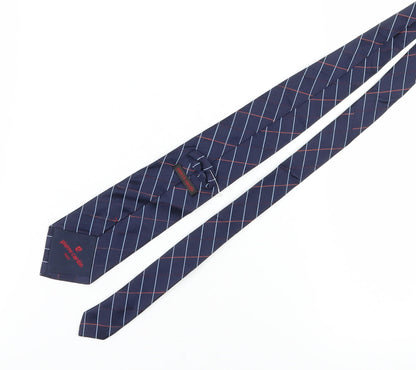 Pierre Cardin Blue Striped Designer Silk Men's Tie