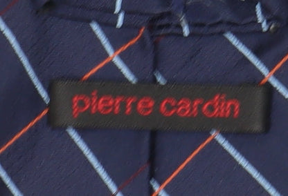 Pierre Cardin Blue Striped Designer Silk Men's Tie