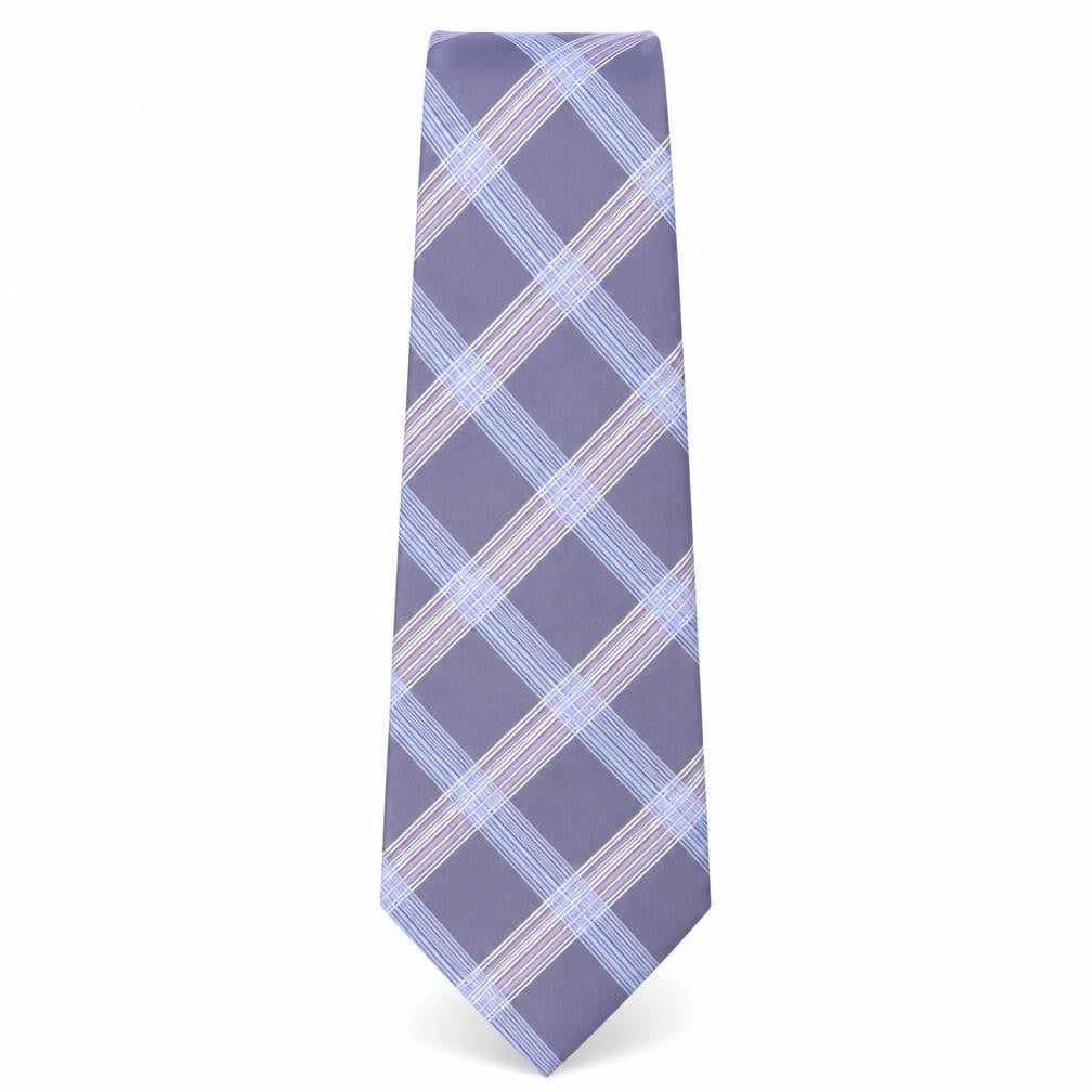 Mens Austin Reed Blue Plaids & Checks 100% Silk  Tie