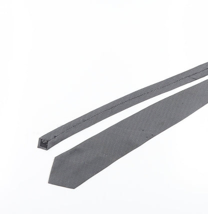 Pierre Cardin Men's Grey Silk Designer Tie