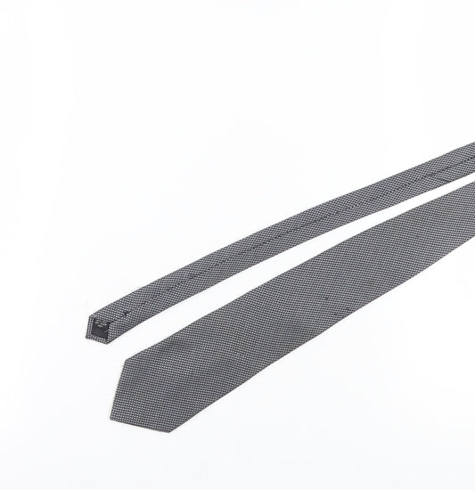 Pierre Cardin Men's Grey Silk Designer Tie