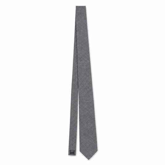 Mens Pierre Cardin Grey Geometric 100 Designer Tie