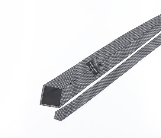 Pierre Cardin Men's Grey Silk Designer Tie