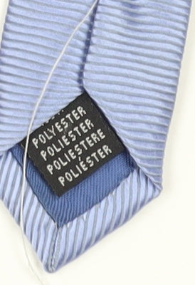 Mens Daniel Hechter Blue Striped 100% Polyester  Tie