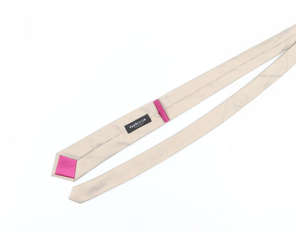 Van Heusen Beige Silk Men's Striped Tie