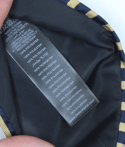 Thomas Nash Men's Blue Beige Striped Tie