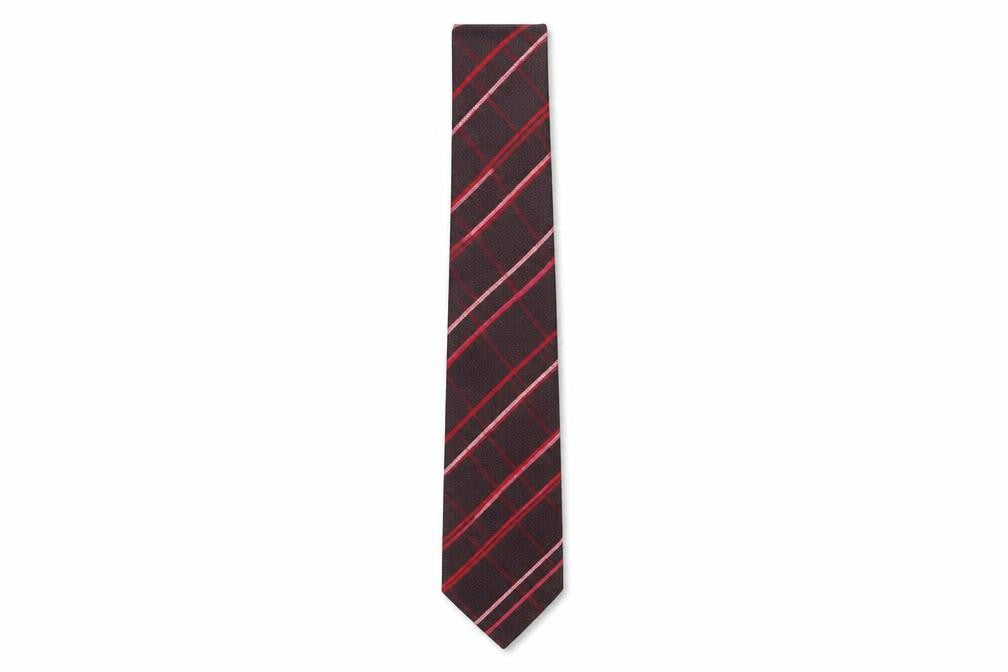 Mens Austin Reed Red Plaids & Checks 100  Tie