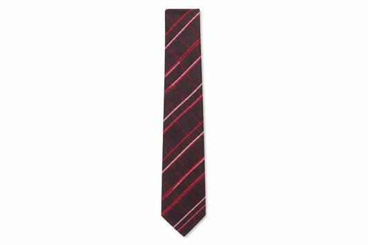 Mens Austin Reed Red Plaids & Checks 100  Tie