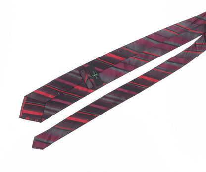 Jasper Conran Men's Red Striped Silk Tie