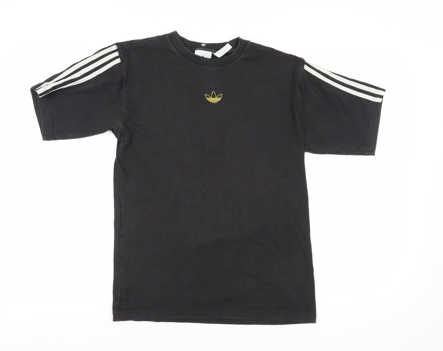 Unisex Adults UK Size S adidas Black Basic T-Shirt