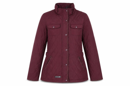 Womens UK Size S Trespass Red Quilted Coat