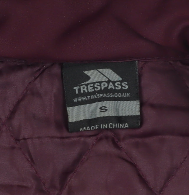 Womens UK Size S Trespass Red Quilted Coat