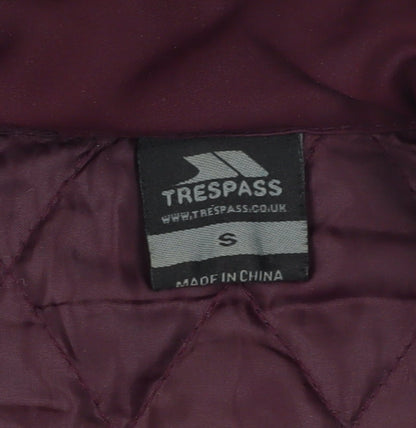 Womens UK Size S Trespass Red Quilted Coat