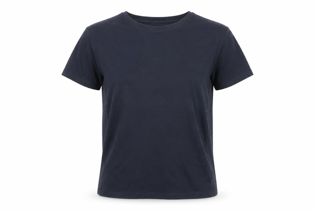 Womens UK Size S Calvin Klein Blue Basic T-Shirt