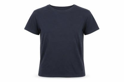 Womens UK Size S Calvin Klein Blue Basic T-Shirt