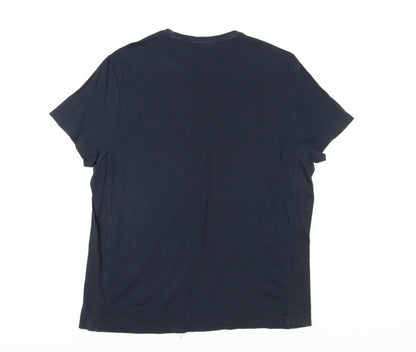Calvin Klein Women's Blue Basic T-Shirt, Size S