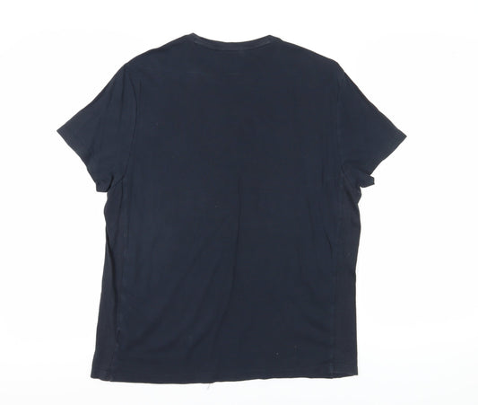 Calvin Klein Women's Blue Basic T-Shirt, Size S