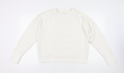 Jacqueline de Yong Women’s Ivory L Pullover Sweatshirt