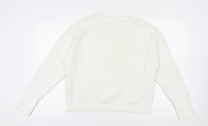 Jacqueline de Yong Women’s Ivory L Pullover Sweatshirt